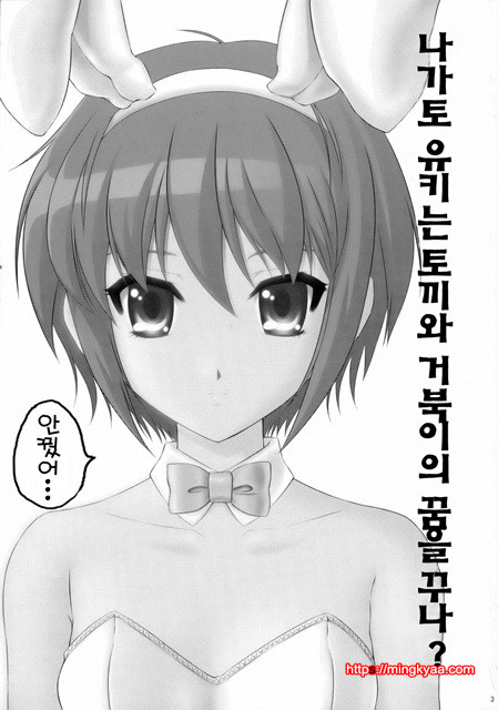 [U.R.C (MOMOYA SHOW-NEKO)] Nagato Yuuki wa Usagi to Kame no Yume wo Miru ka (Korean)_by 망가 이미지 #2