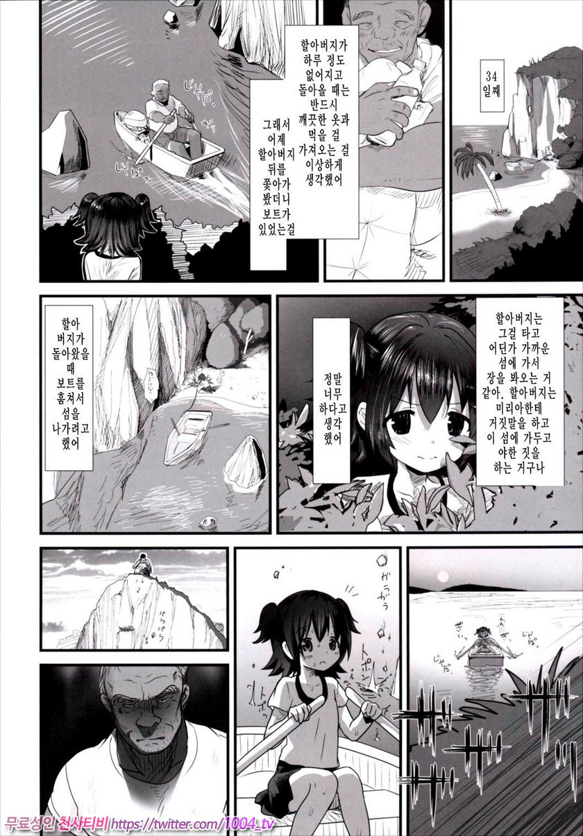 Miria-chan wa mujintou de Oji-san to Isshou Kurasu Kotoninatta_by 망가 이미지 #23