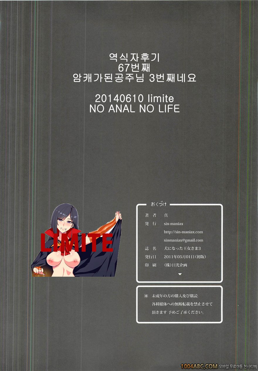 [sin-maniax (Todoroki Shin)] 개가 된 공주님3(Dragon Quest 2)_by 망가 이미지 #17